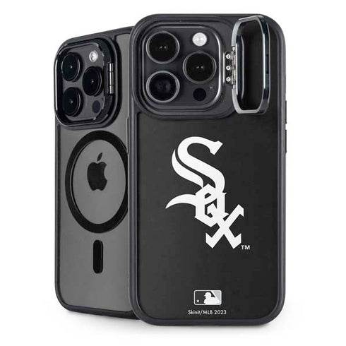 MLB Chicago White Sox - Solid Distressed iPhone 14 Pro Kickstand Case